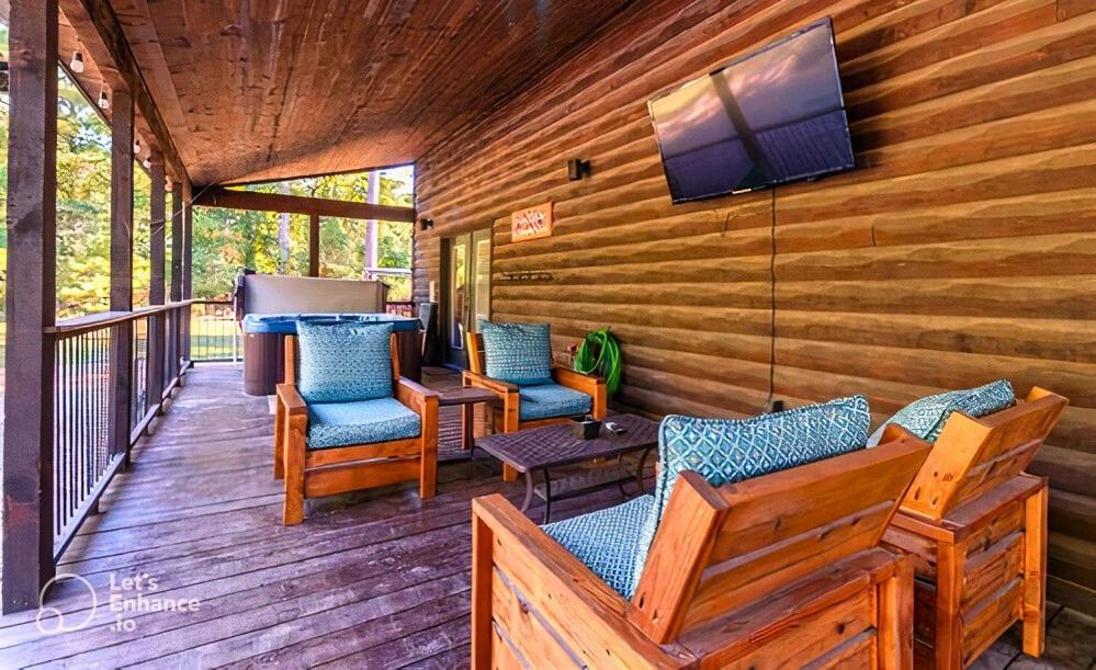 4Br/3Bth Family Cabin With A Hot Tub, Sleeps 14 Broken Bow Zewnętrze zdjęcie